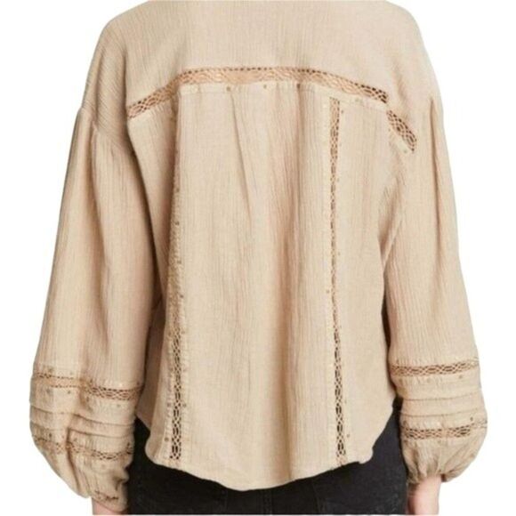 Free People Summer Stars Button Down Shirt Sz XS - Picture 4 of 15